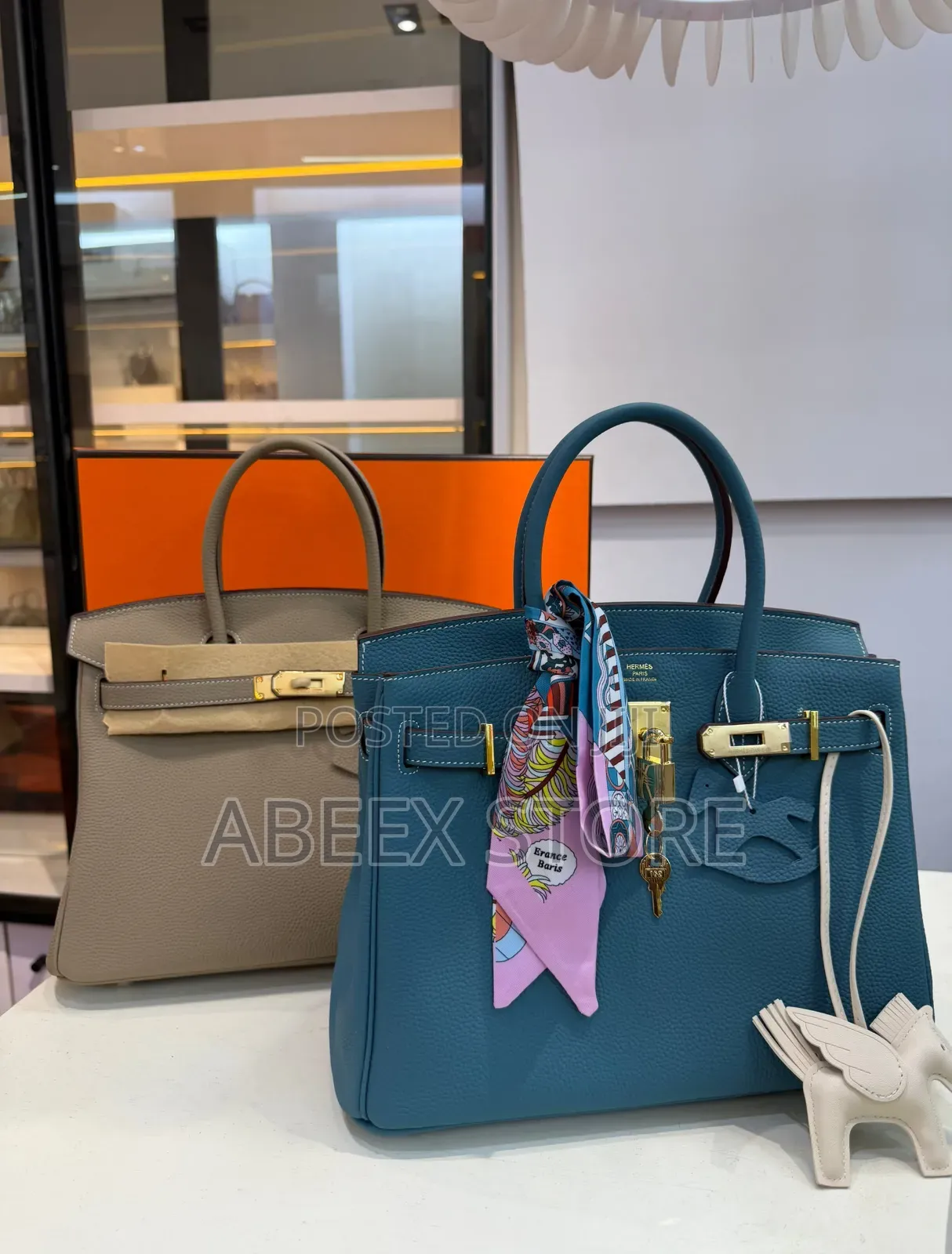 Hermes Birkin Solid Leather Bag