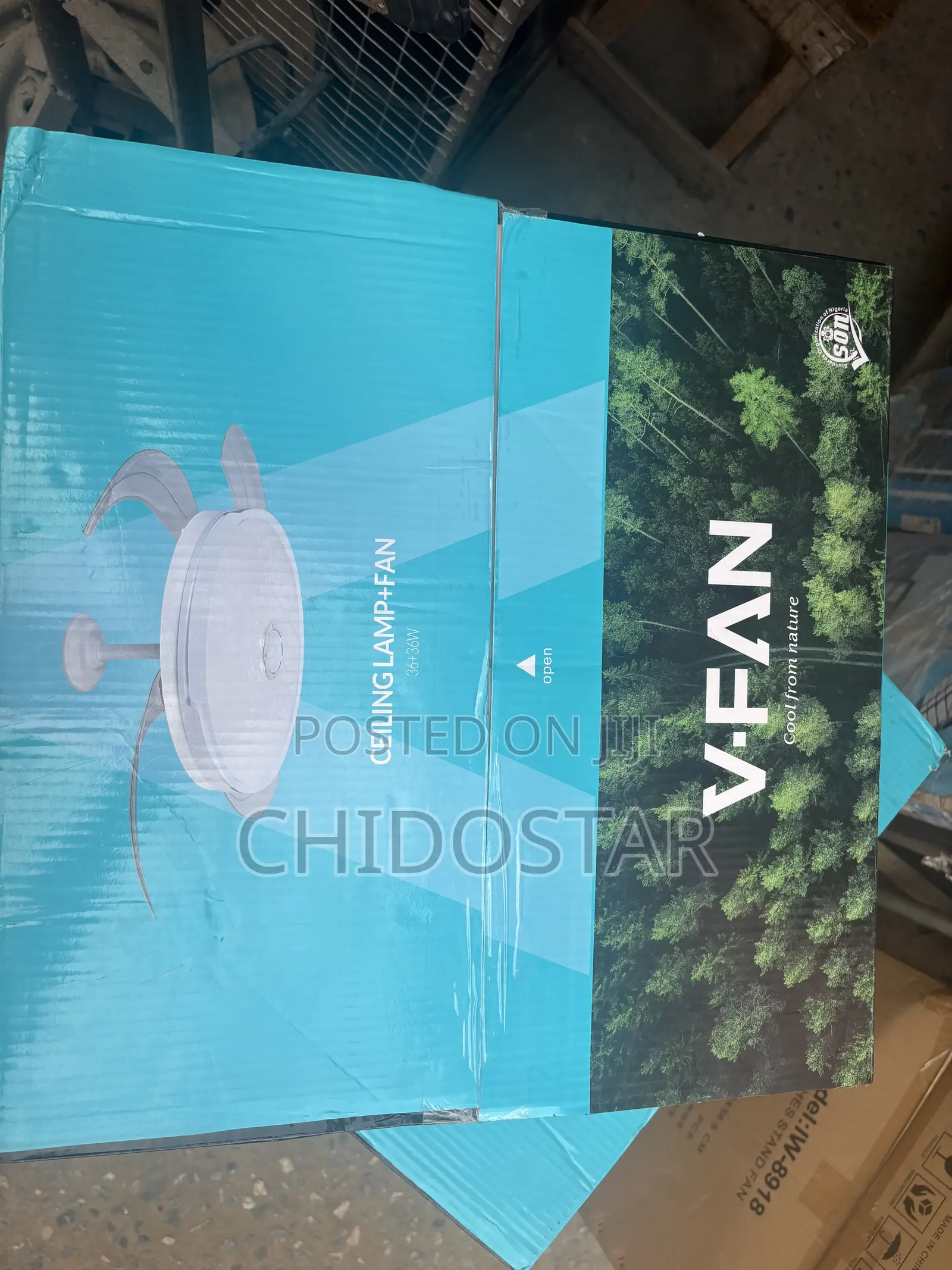 V-Fan Ceiling Fan With LED Light Remote Control