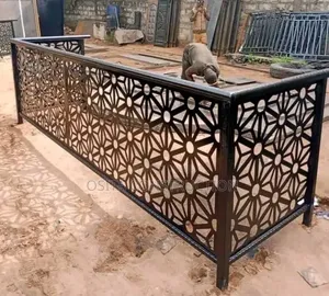 Wrought Iron Hand Rail Lazer Cut Design