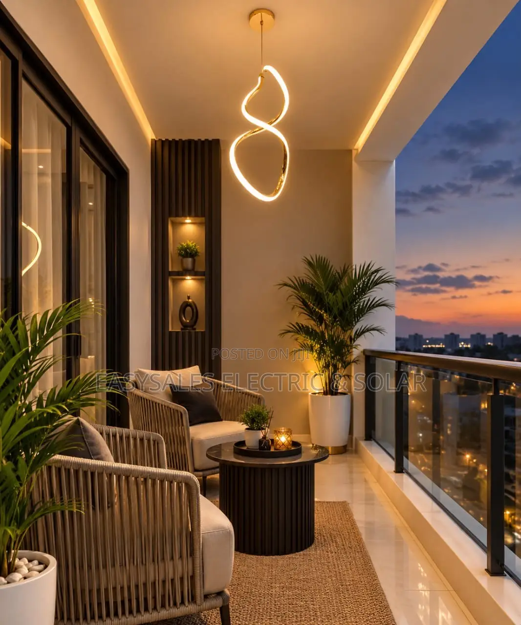 Modern LED Pendant Light With Irregular
