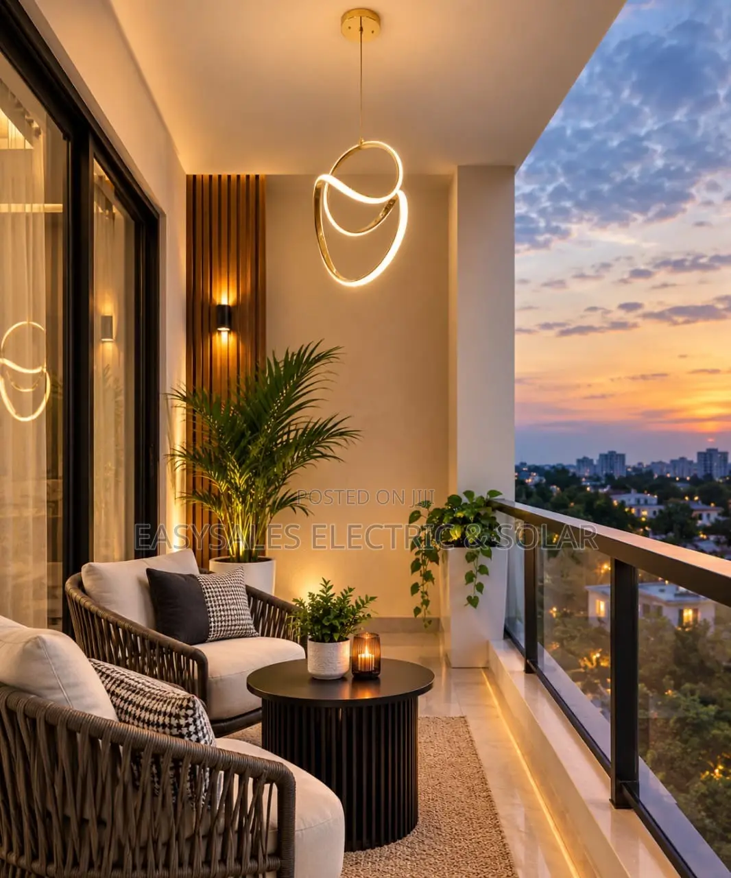 Modern LED Pendant Light With Irregular