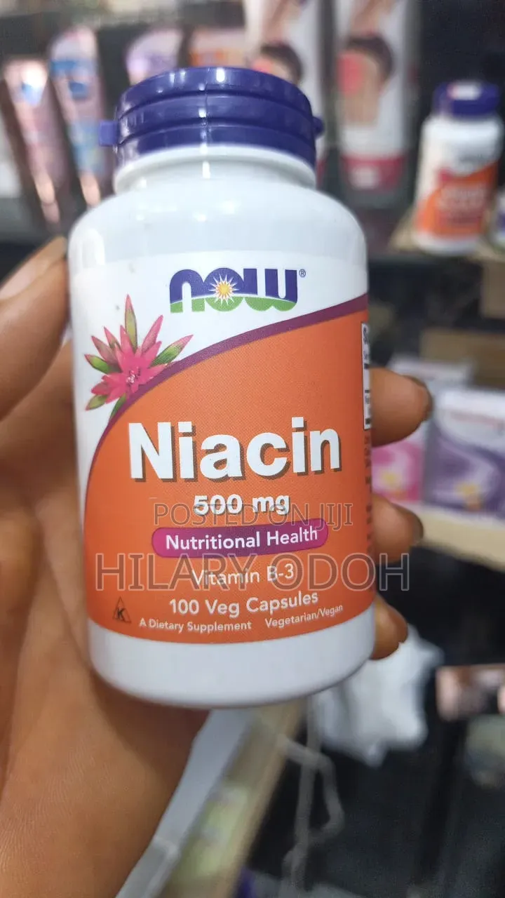 Now Niacine 500mg 100 Capsules