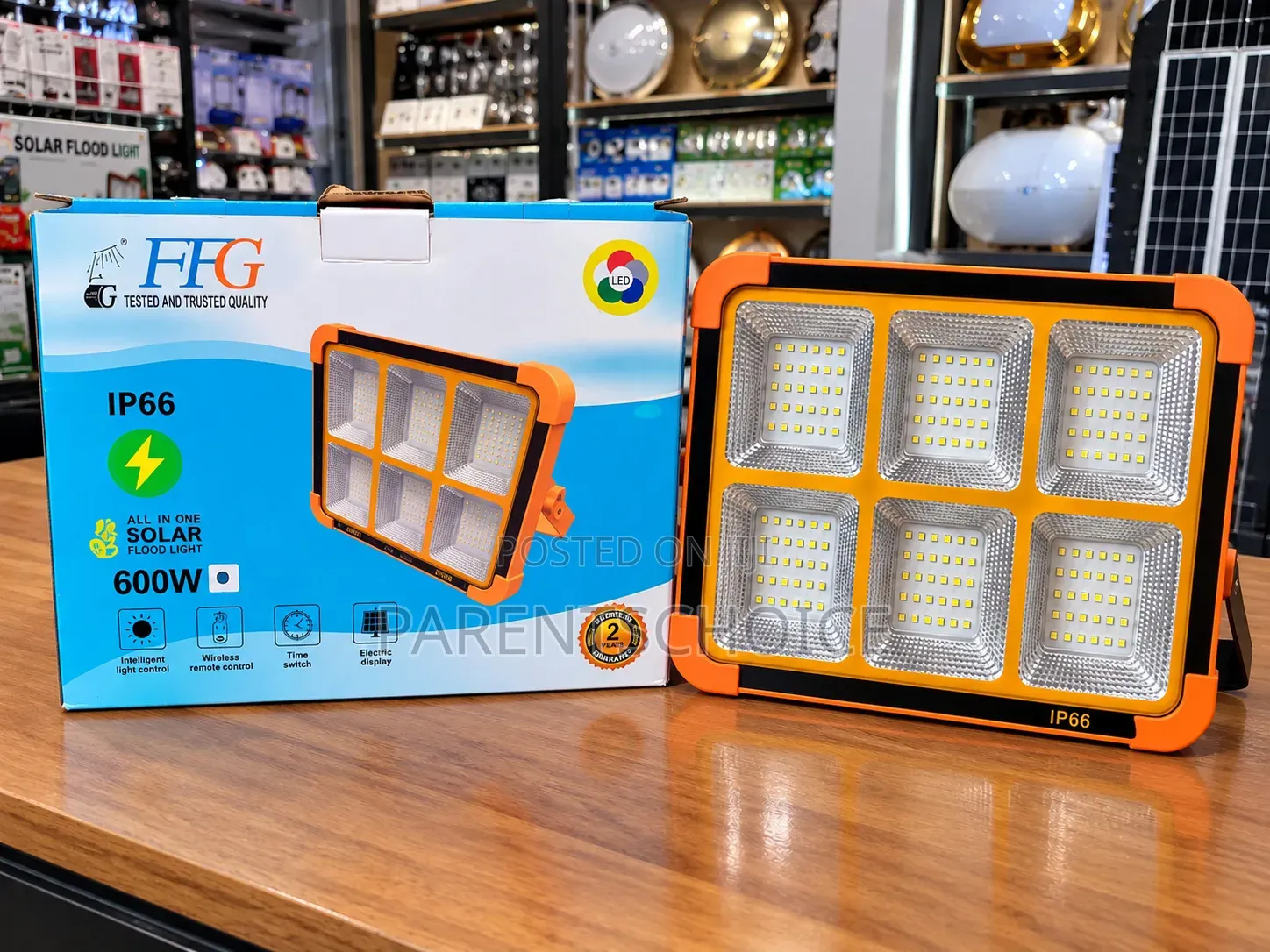 FFG 600W All-in-One Solar Flood Light