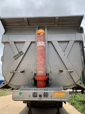 80 Tons Triple Axle Front Barrel Tipping Bucket
