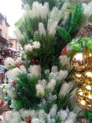 Rubber Christmas Tree 7ft