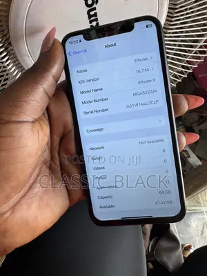Apple iPhone X 64 GB Black