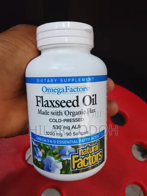 Natural Factors OmegaFactors Flaxseed Oil 1000 Mg (Softgels)