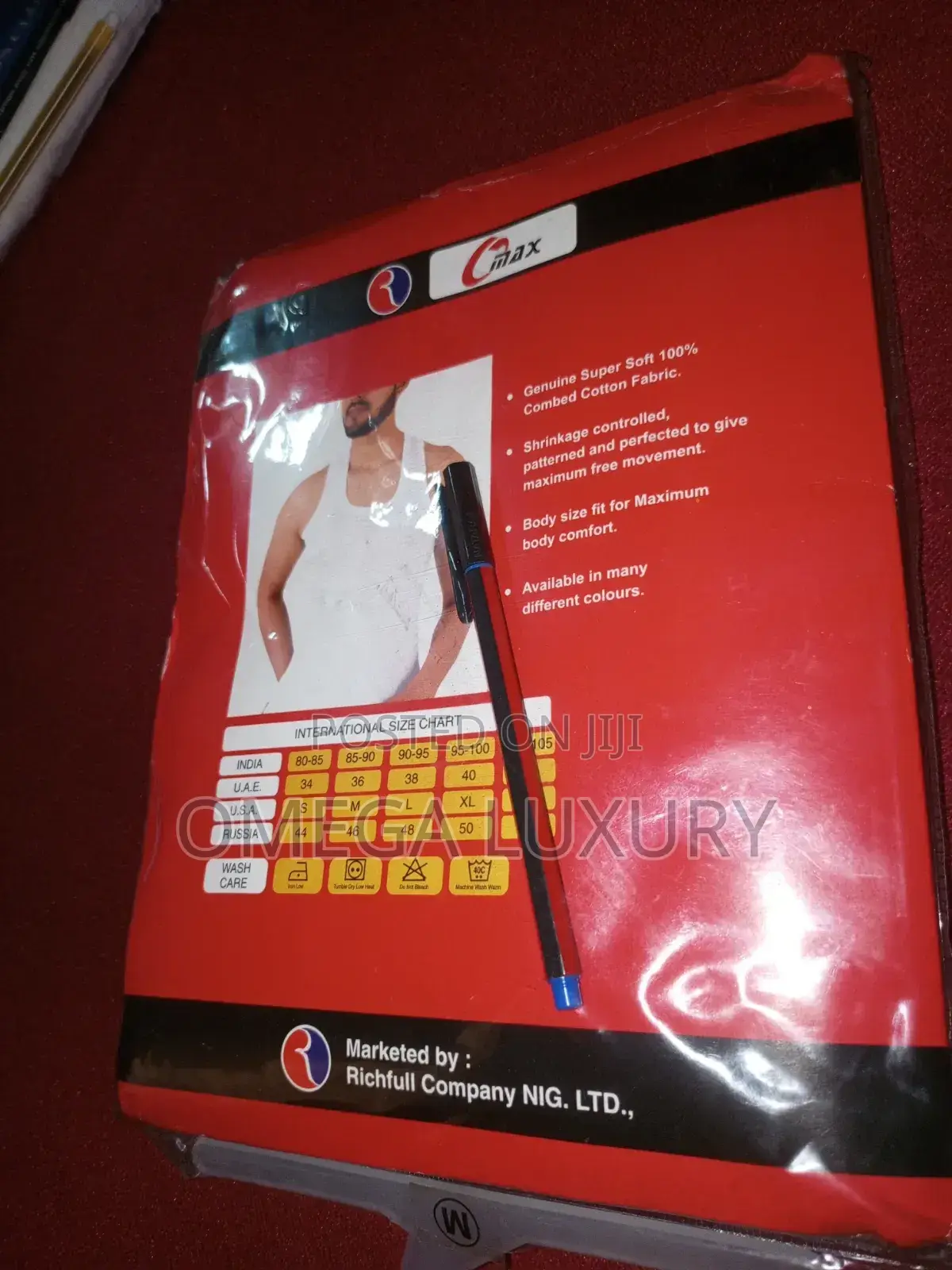 Male Luxury Singlet