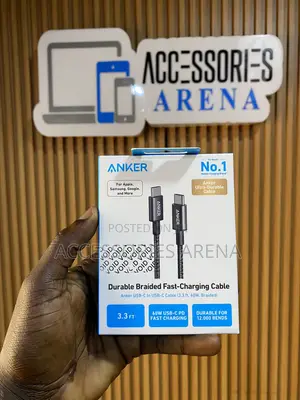 Anker Braided USB-C to USB-C Cable (3.3ft / 1m, 60W)