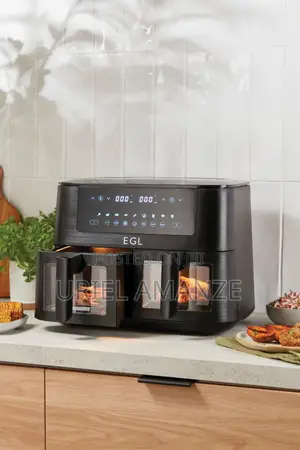 EGL Dual (Twin) Drawer (Basket) Air Fryer 9 Litres