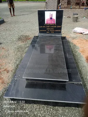 Grave With Marble Engraved