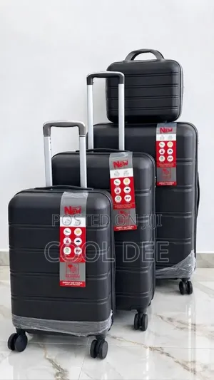 Unbreakable Smart Multipurpose Luggage Boxes Black