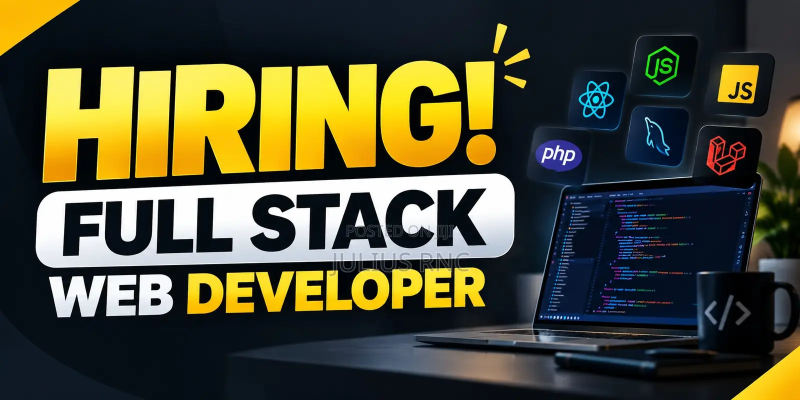 Laravel PHP Backend Front End Web Developer Needed at Lakowe Ibeju
