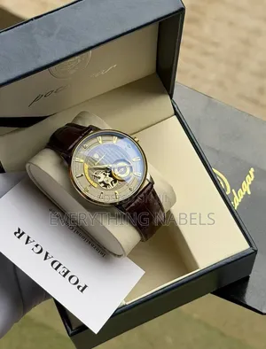 Poedagar Seemless Leather Watch