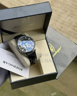 Poedagar Seemless Leather Watch
