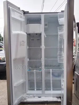 Midea Side-by-Side Standing Fridge With Water Dispenser