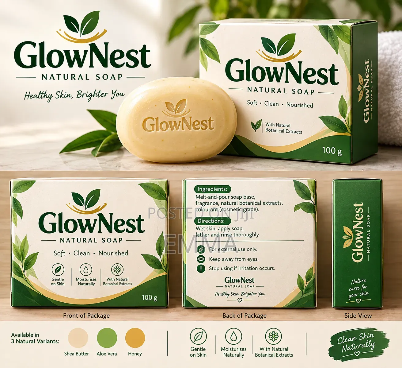 Glow Nest Soap – Freshness in Every Bath Discover Glow Nest Soap