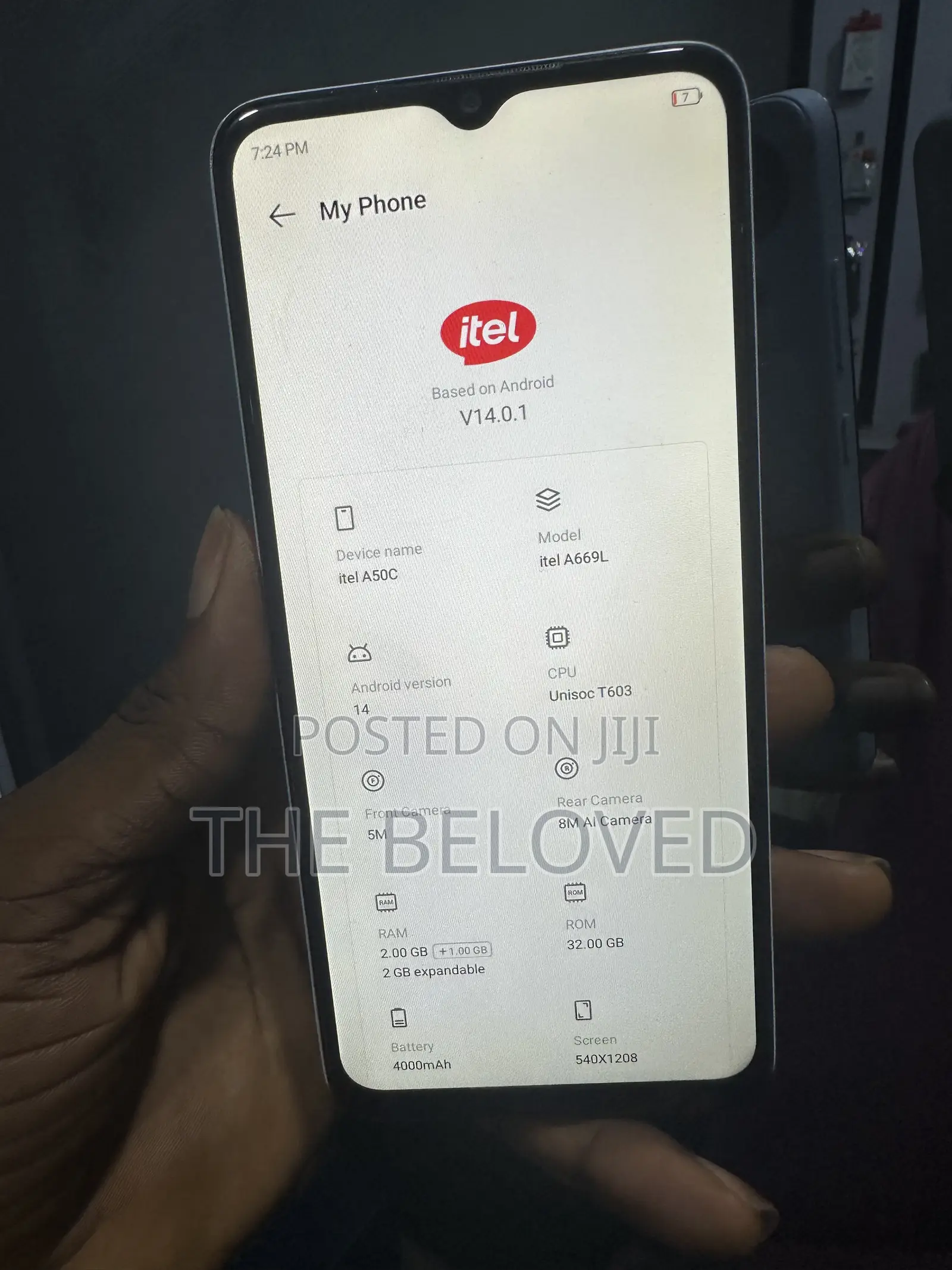 Itel A50C 32 GB White
