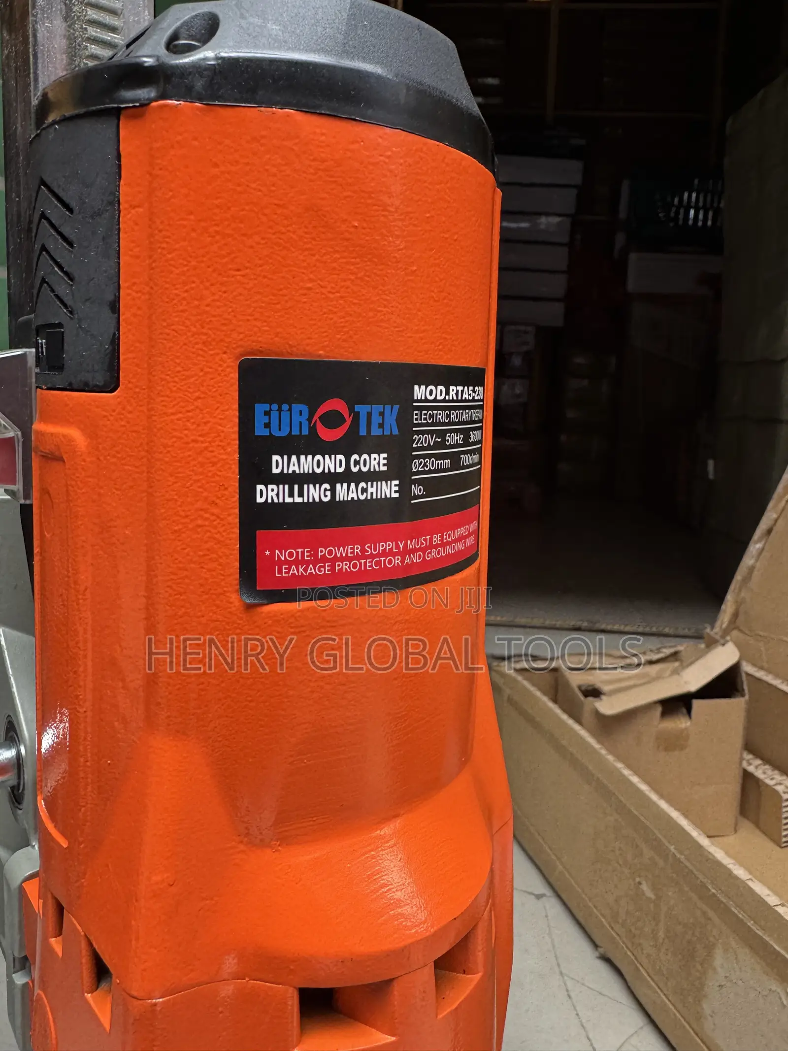 EUROTEK RTA5-230 Diamond Core Drilling Machine – 230mm