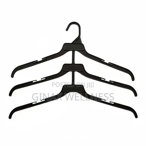 3-Layer Plastic Clothes Hanger (12 Pieces)