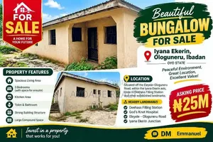 3bdrm Bungalow in Ekerin, Ologuneru for sale