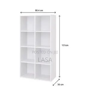 LASA 8-Shelf Cube Bookcase