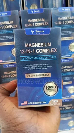 Totaria Health Magnesium 12-in-1 Complex 700mg – 120 Capsules