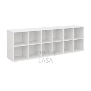 12-Cube Vertical Bookshelf