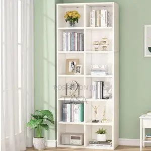 12-Cube Vertical Bookshelf