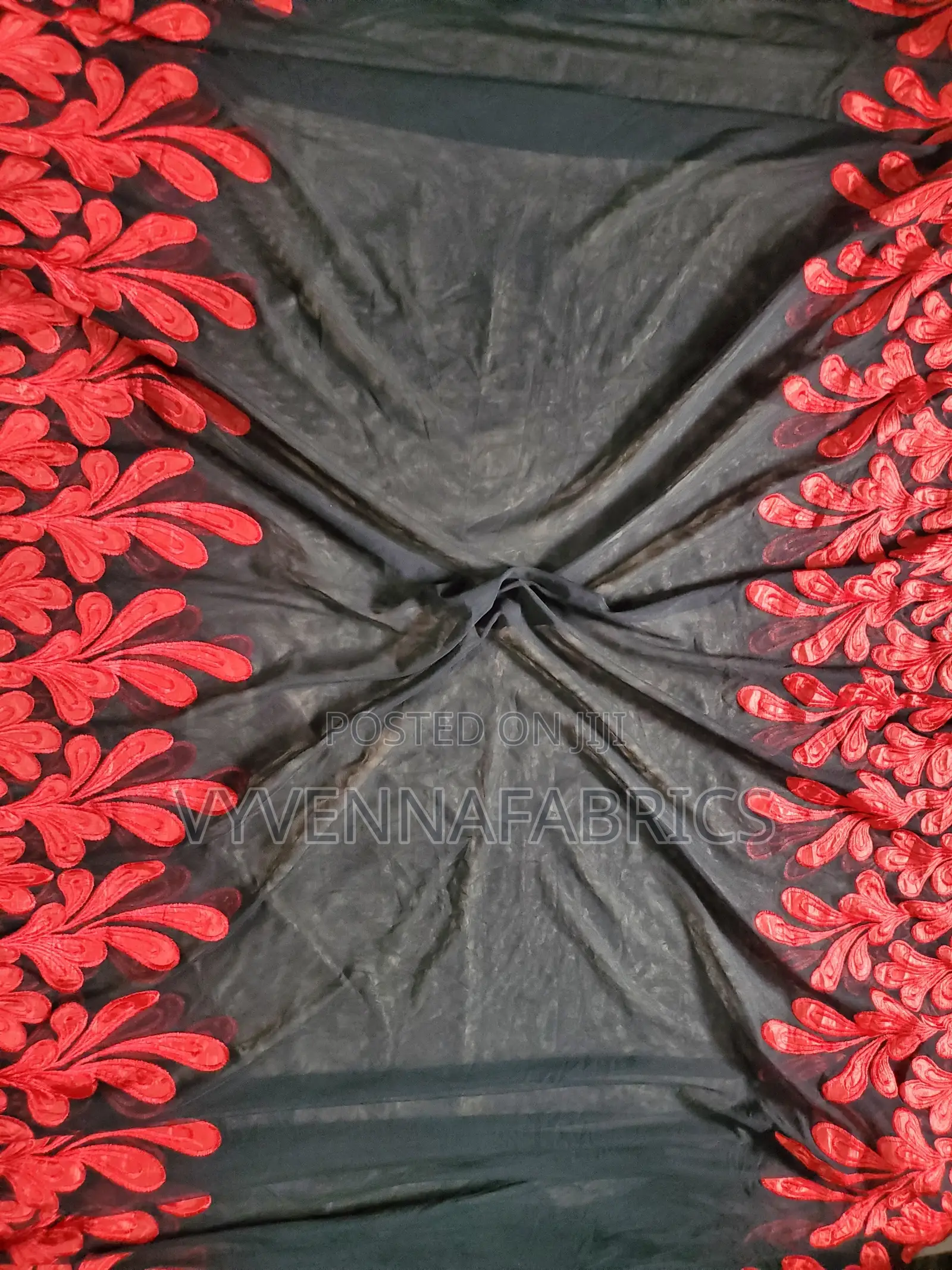 Mesh Embroidered Sample Lace
