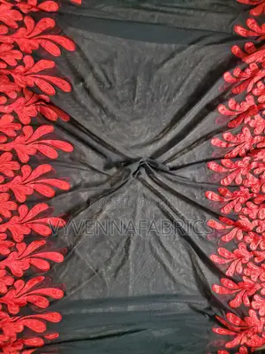 Mesh Embroidered Sample Lace
