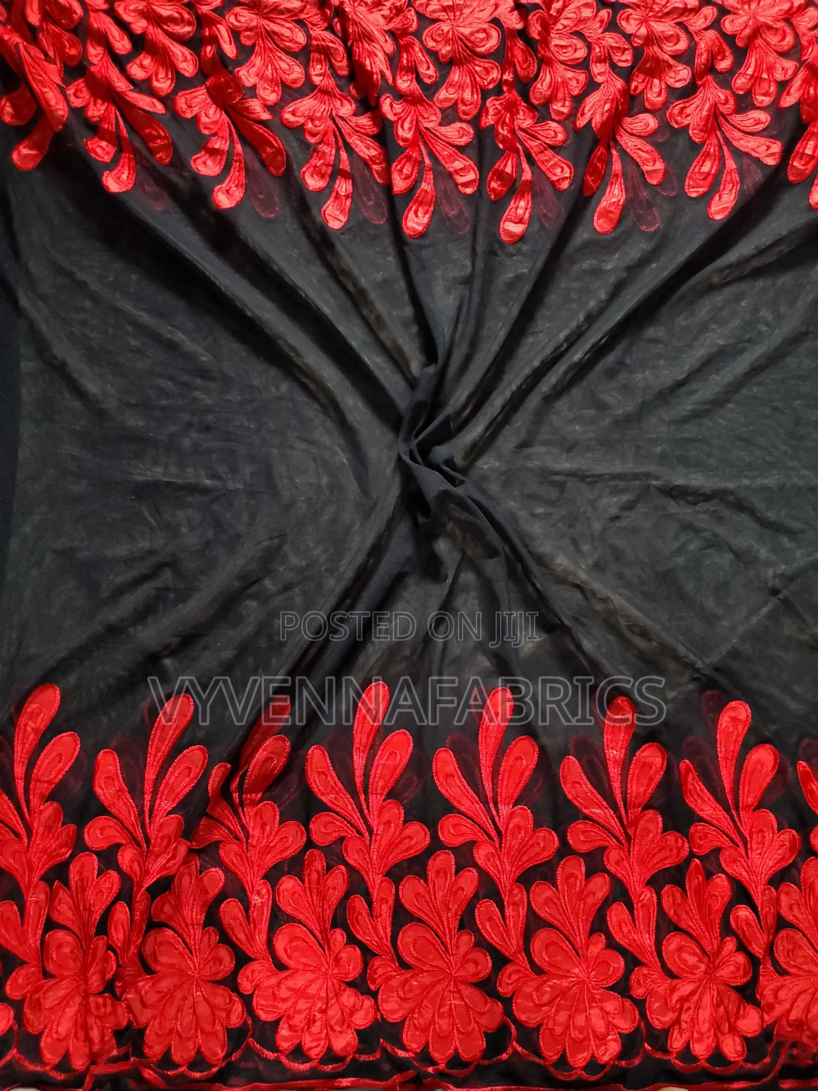 Mesh Embroidered Sample Lace