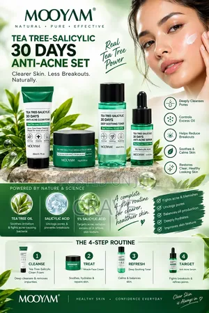 MOOYAM Tea Tree Salicylic Acid 30 Days Anti-Acne Set