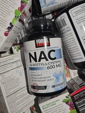 Force Factor NAC N-Acetyl-L-Cysteine 600mg – 200 Veggie Capsules