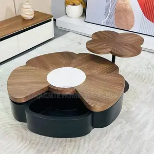 Modern Center Table Set – Modern Wooden Coffee Table With Storage
