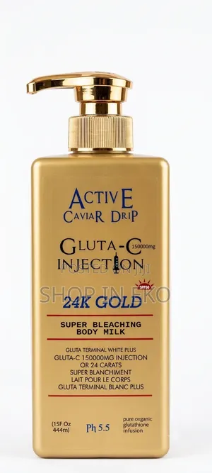 Active Caviar Drip Gluta-C 150000mg Injection Gold Body Milk
