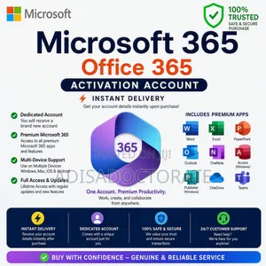 Microsoft 365/Office 365 Activation account.instant Activation