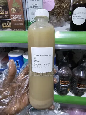 Hexane Free Cold-Pressed Castor Oil(external Use Only)500ml