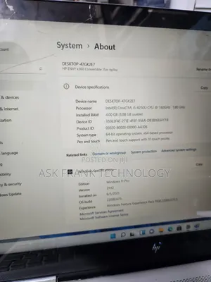 Laptop HP Envy 15 8GB Intel Core i5 SSD 128GB