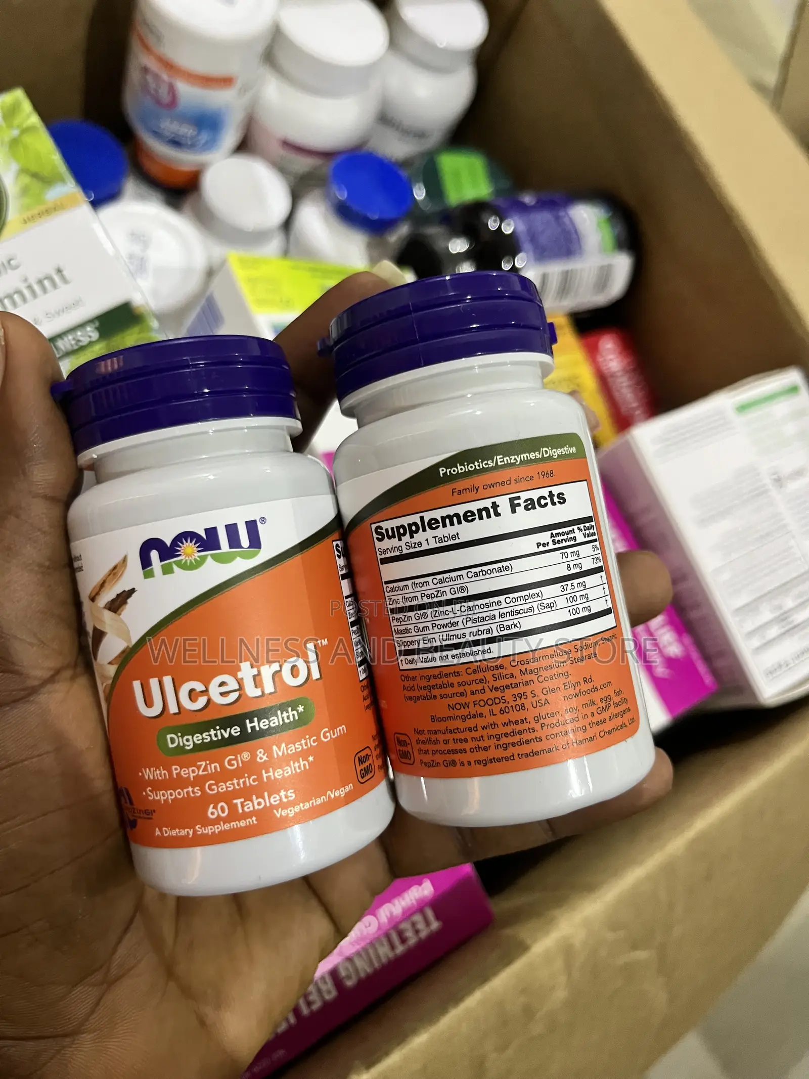NOW Ulcetrol 60 Tablets | Digestive Gastric Health Support