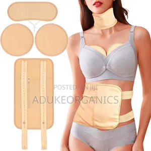 Castor Oil Flannel Tummy Neck Chest Pads Complete Kits