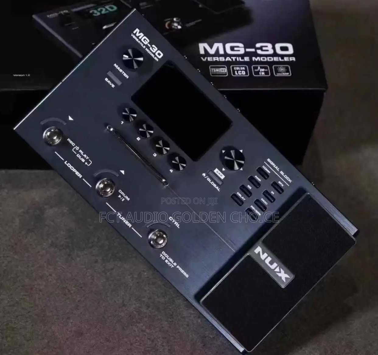 NUX MG-30 — The Multi-Effects Guitar Processor