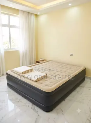 High-Rise, Double-Layer Inflatable Air Mattress (Airbed)
