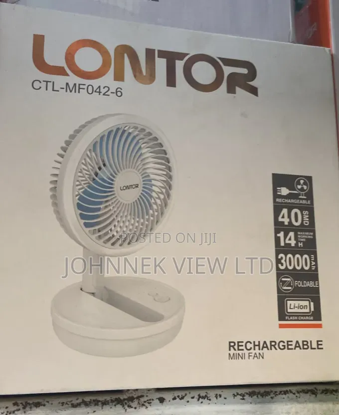 Rechargeable Fan