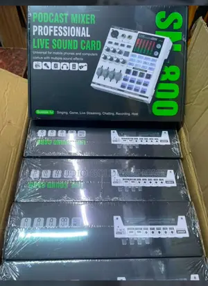 SN-800 Professional Podcast Mixer / Live Sound Card