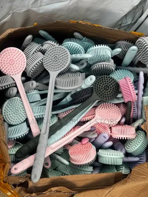 Silicone Double Sided Long Handle Scrubbing/Bathing Brush/Souvenir