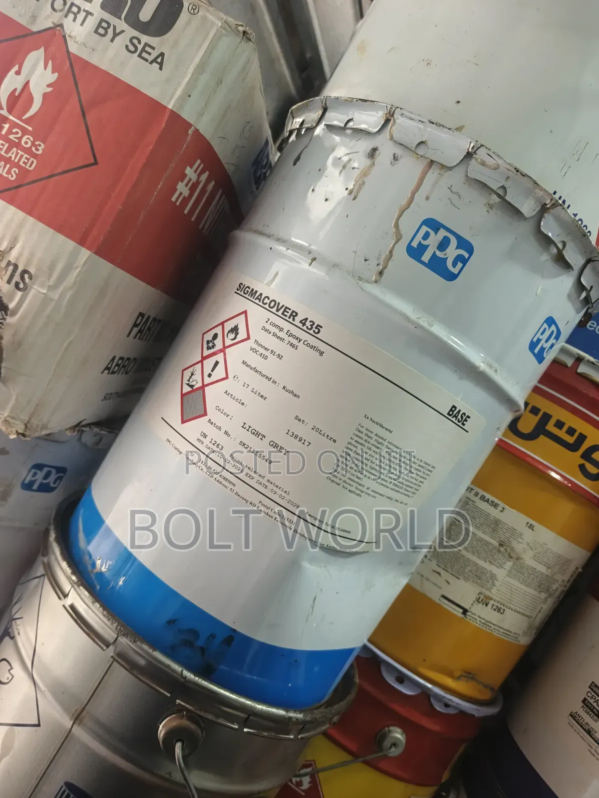 PPG Sigmacover 435 Light Grey 20l