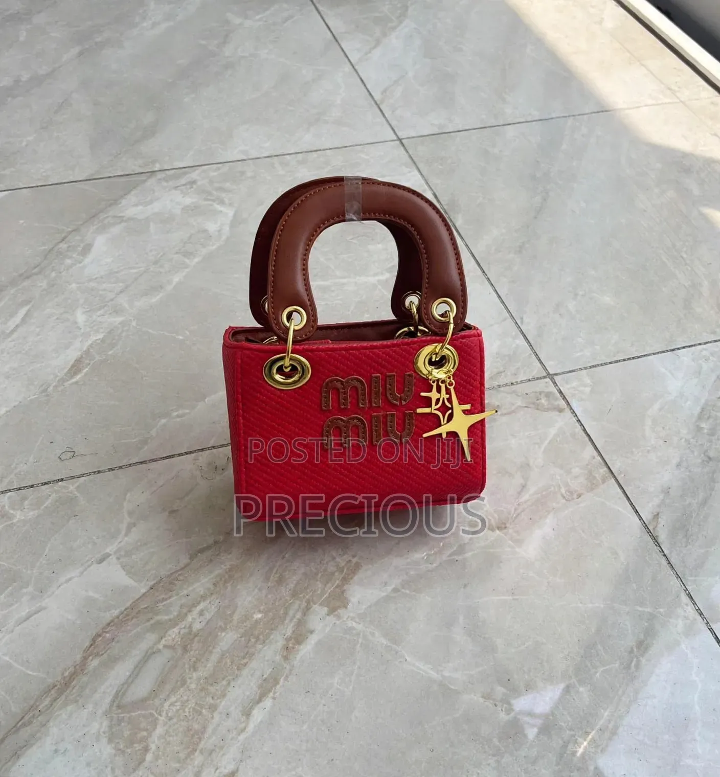 Mini Top Handle Handbag With Star Charm -3 Colours