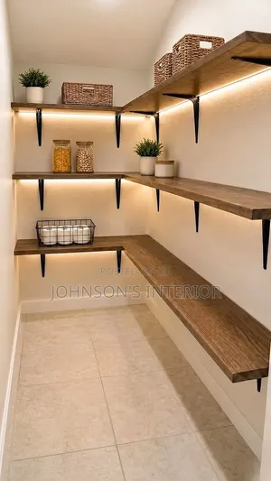 Kitchen and Store Shelves