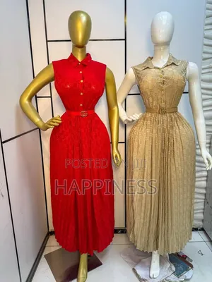 Classy Female Office Wear Gown - Premium Corporate Dress
